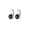 Dyrberg/Kern Louise Drop Earrings, Silver & Royal Blue