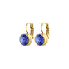 Dyrberg/Kern Louise Earrings, Blue & Gold