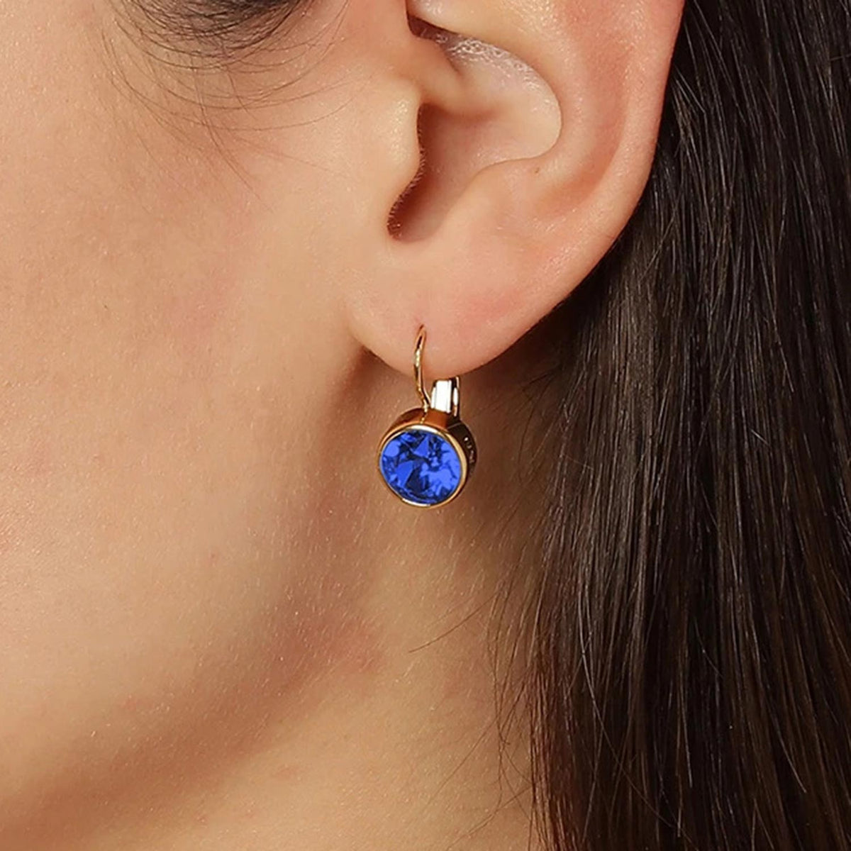 Dyrberg/Kern Louise Earrings, Blue Gold McElhinneys