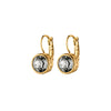 Dyrberg/Kern Louise Earrings, Gold & Grey
