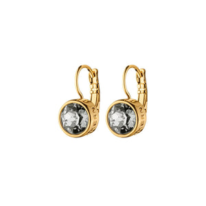 Dyrberg/Kern Louise Earrings, Gold & Grey