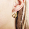 Dyrberg/Kern Louise Earrings, Golden Shadow