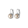 Dyrberg/Kern Louise Earrings, Sand & Silver