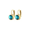 Dyrberg/Kern Louise Earrings, Turquoise & Gold