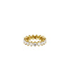 Dyrberg/Kern Mamba CZ Row Ring, Gold