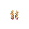 Dyrberg/Kern Marigold Earrings, Gold & Pink