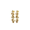 Dyrberg/Kern Mayhem Earrings, Gold & Amber