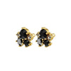 Dyrberg/Kern Minnie Earrings, Black & Gold