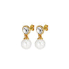 Dyrberg/Kern Naomi Pearl Earrings, Gold