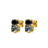 Dyrberg/Kern Nerida Earrings, Black & Gold