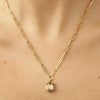 Dyrberg/Kern Octa Necklace, Yellow & Gold