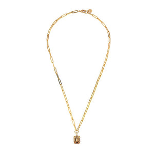 Dyrberg/Kern Octa Necklace, Yellow & Gold