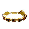 Dyrberg/Kern Opaline Bracelet, Brown & Gold