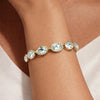 Dyrberg/Kern Opaline Bracelet, Gold