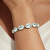 Dyrberg/Kern Opaline Bracelet, Silver