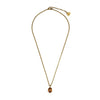 Dyrberg/Kern Orb Necklace, Brown & Gold