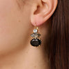 Dyrberg/Kern Parsana Earrings, Gold & Black