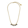 Dyrberg/Kern Phila Necklace, Black & Gold