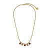 Dyrberg/Kern Phila Necklace, Brown & Gold