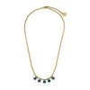 Dyrberg/Kern Phila Necklace, Turquoise & Gold