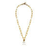 Dyrberg/Kern Ramina Necklace, Gold & Emerald Green