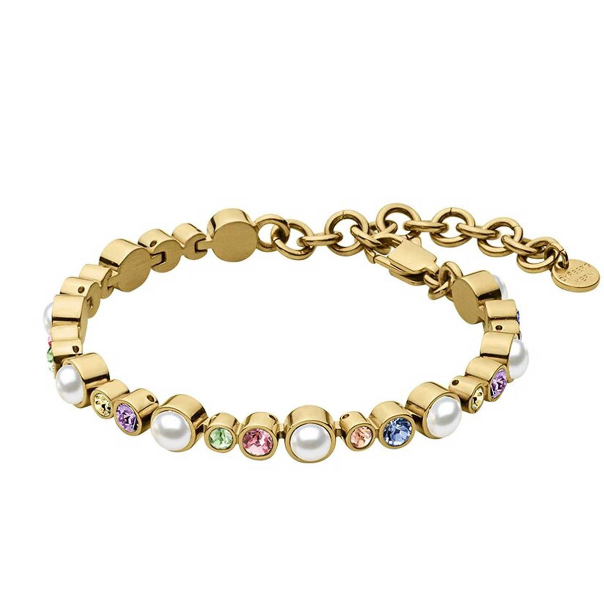 Dyrberg/Kern Sacha Pearl Bracelet, Gold Multi