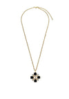 Dyrberg/Kern Sassi Necklace, Black & Gold