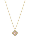 Dyrberg/Kern Sassi Necklace, Rose Pink & Gold