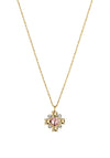 Dyrberg/Kern Sassi Necklace, Rose Pink & Gold