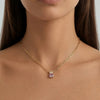 Dyrberg/Kern Serafine Necklace, Vintage Rose & Gold