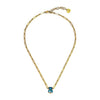 Dyrberg/Kern Serafine Necklace, Turquoise & Gold