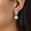 Dyrberg/Kern Wali Pearl Earrings, Silver