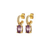 Dyrberg/Kern Solene Earrings, Vintage Rose & Gold