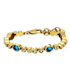 Dyrberg/Kern Sophia Bracelet, Turquoise & Gold