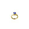 Dyrberg/Kern Strength Ring Topper, Gold & Blue