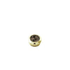 Dyrberg/Kern Strength Ring Topper, Gold & Smoke Grey
