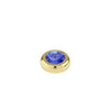 Dyrberg/Kern Strength Ring Topper, Sapphire & Gold