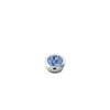 Dyrberg/Kern Strength Ring Topper, Silver & Blue