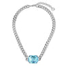 Dyrberg/Kern Tagona Necklace, Blue & Silver