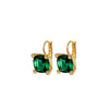 Dyrberg/Kern Tana Earrings, Gold & Green