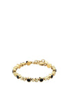 Dyrberg/Kern Teresia Bracelet, Gold & Black