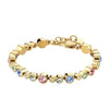 Dyrberg/Kern Teresia Bracelet, Gold Multi