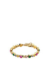 Dyrberg/Kern Teresia Bracelet, Gold & Rainbow