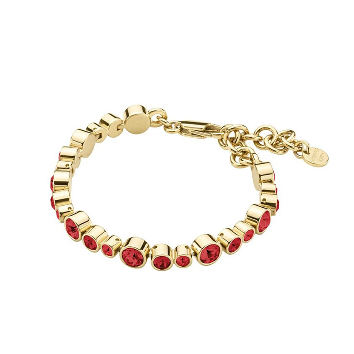 Dyrberg/Kern Teresia Bracelet, Gold & Red