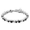 Dyrberg/Kern Teresia Bracelet, Silver & Black