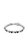 Dyrberg/Kern Teresia Bracelet, Silver & Black