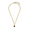 Dyrberg/Kern Tessa Necklace, Black & Gold