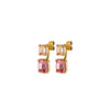 Dyrberg/Kern Teti Earrings, Gold & Light Pink