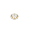 Dyrberg/Kern Value Crystal Ring Topper, Gold