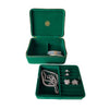 Dyrberg/Kern Velvet Jewellery Box, Green